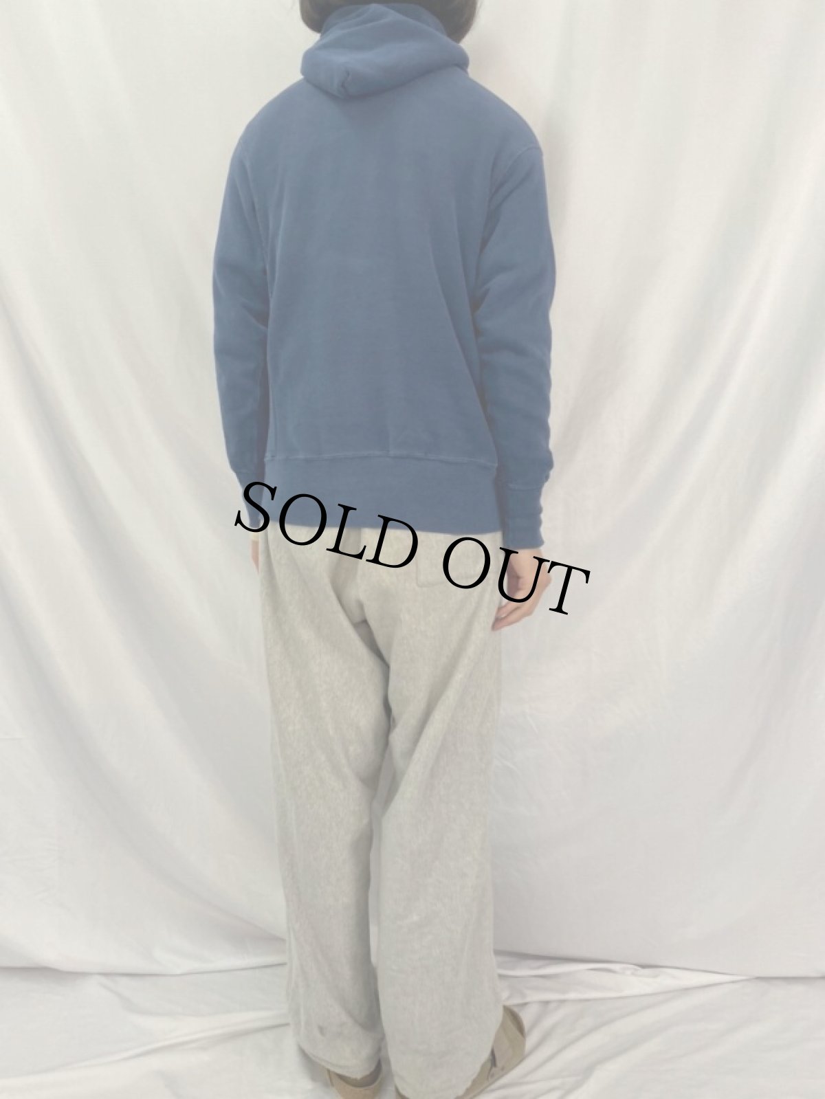 画像4: 70's Champion REVERSE WEAVE USA製 単色タグ "REEDSBURG TRACK" フーディー (4)