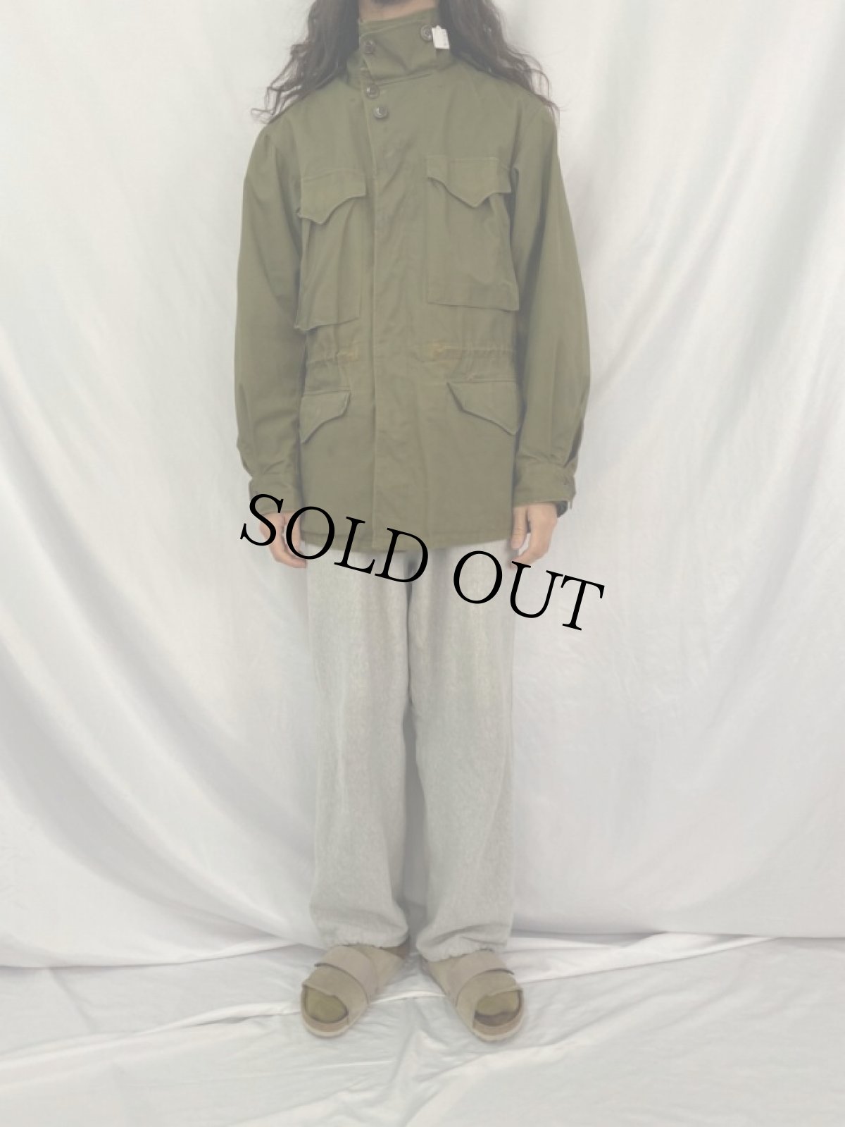 画像2: 50's U.S.ARMY M-50 フィールドジャケット REGULAR-SMALL (2)