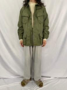 画像2: 60's U.S.ARMY ジャングルファティーグジャケット 3rd MEDIUM-REGULAR (2)