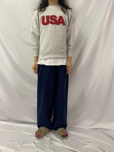 画像2: 90's Champion REVERSE WEAVE USA製 "USA" オリンピック ナイロンパッチ付き M (2)