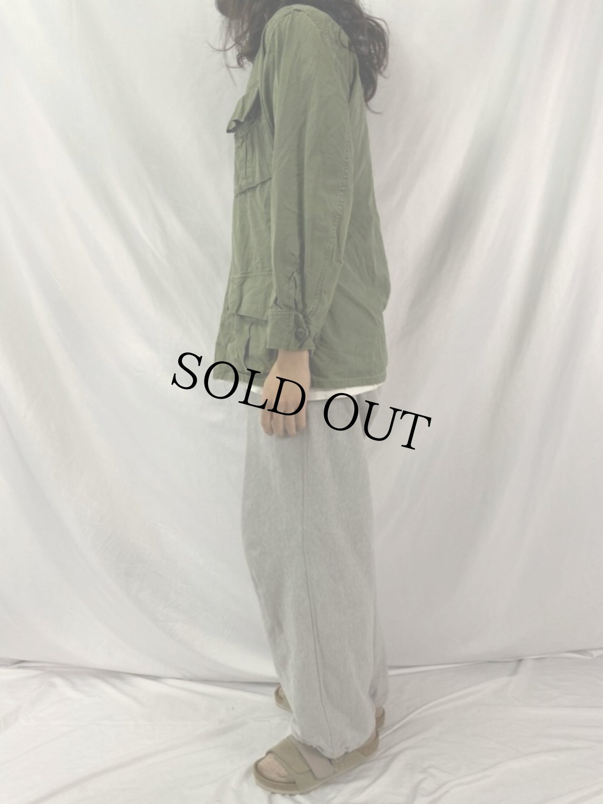 画像3: 60's U.S.ARMY ジャングルファティーグジャケット 3rd SMALL REGULAR (3)