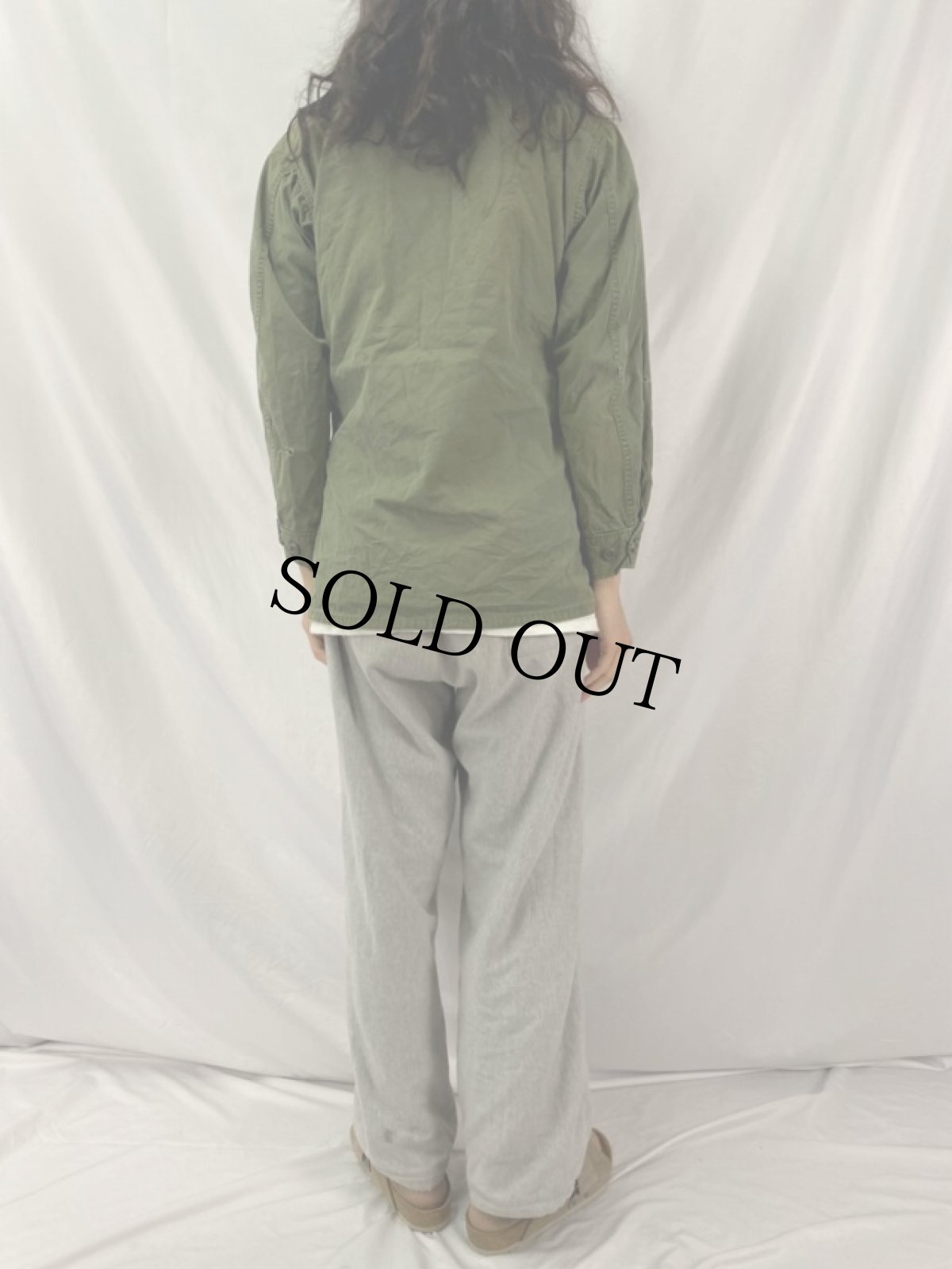 画像4: 60's U.S.ARMY ジャングルファティーグジャケット 3rd SMALL REGULAR (4)