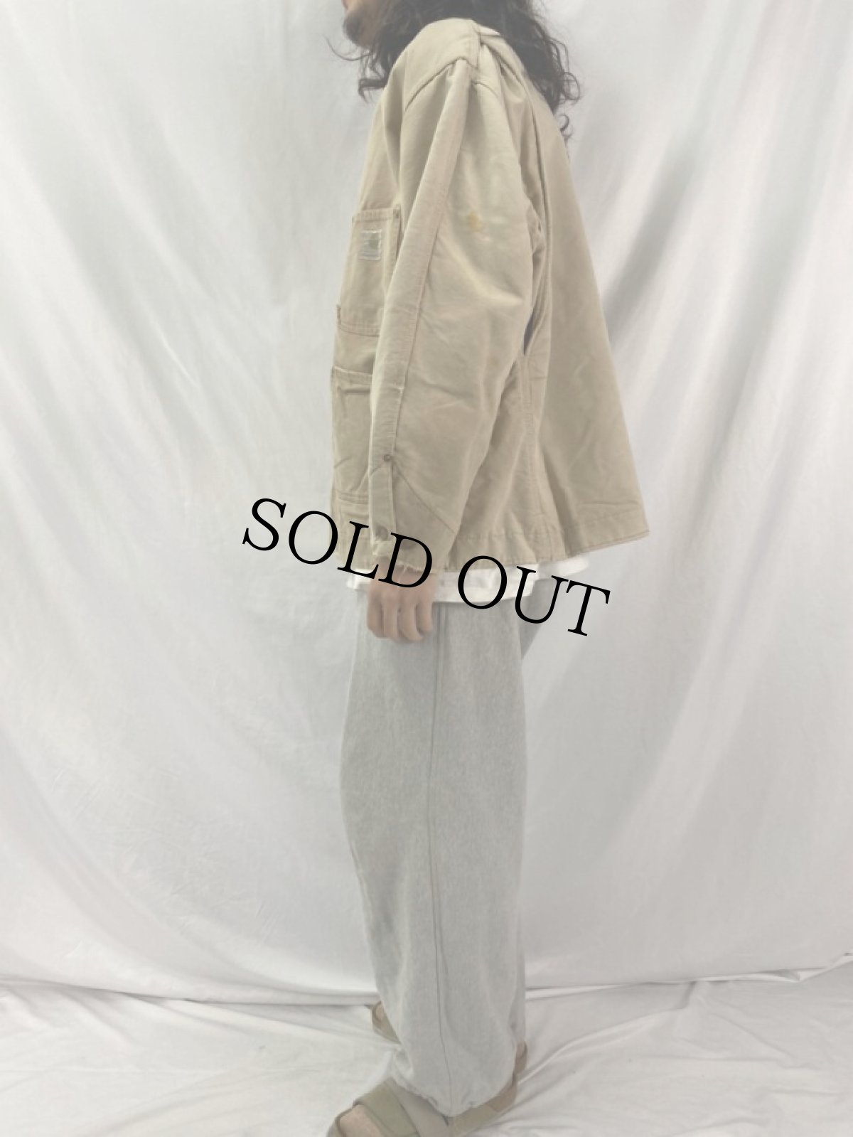 画像3: 70's Carhartt プリントタグ ブランケットライナー ミシガンチョアコート 48 (3)