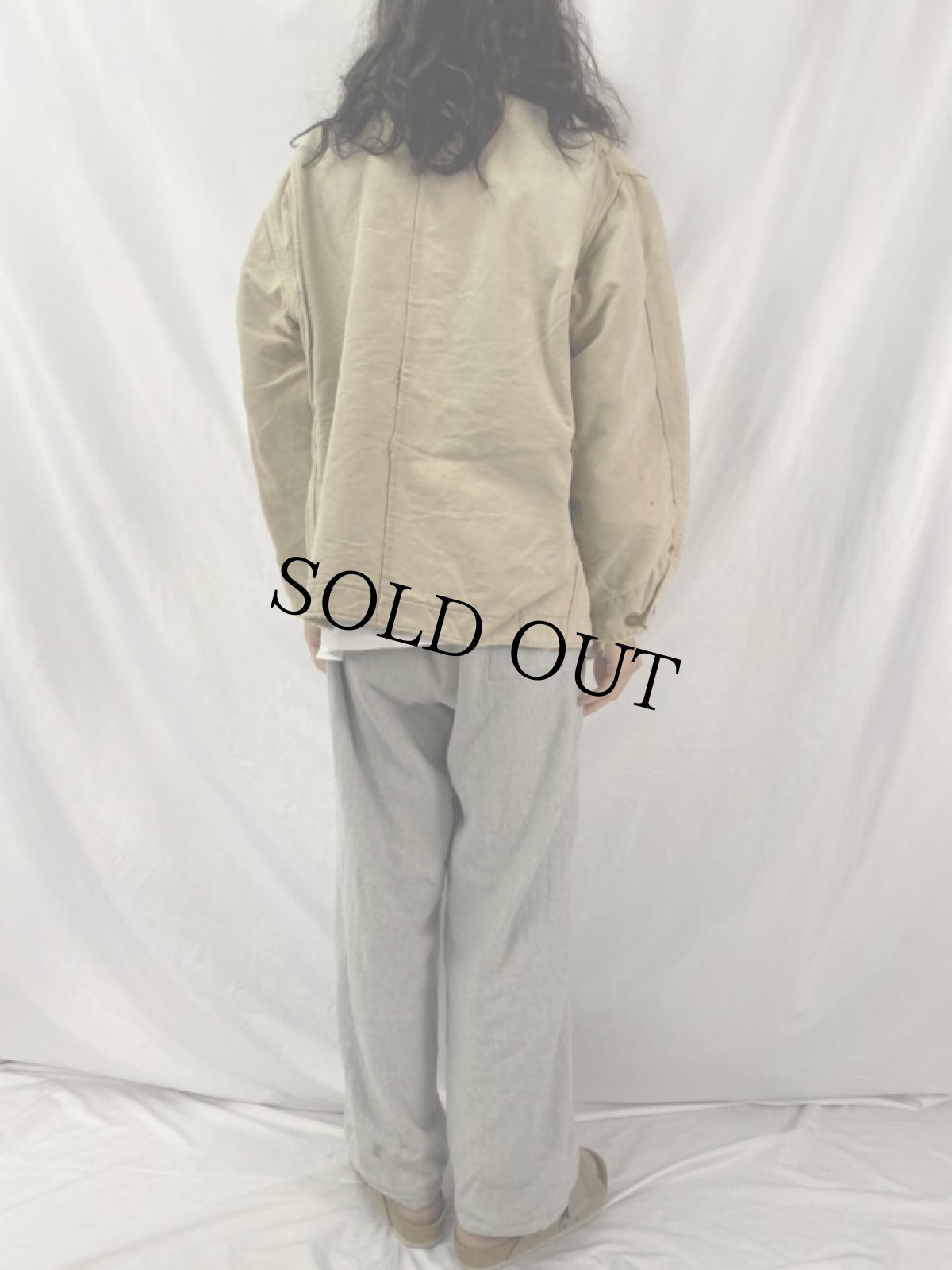 画像4: 70's Carhartt プリントタグ ブランケットライナー ミシガンチョアコート 48 (4)