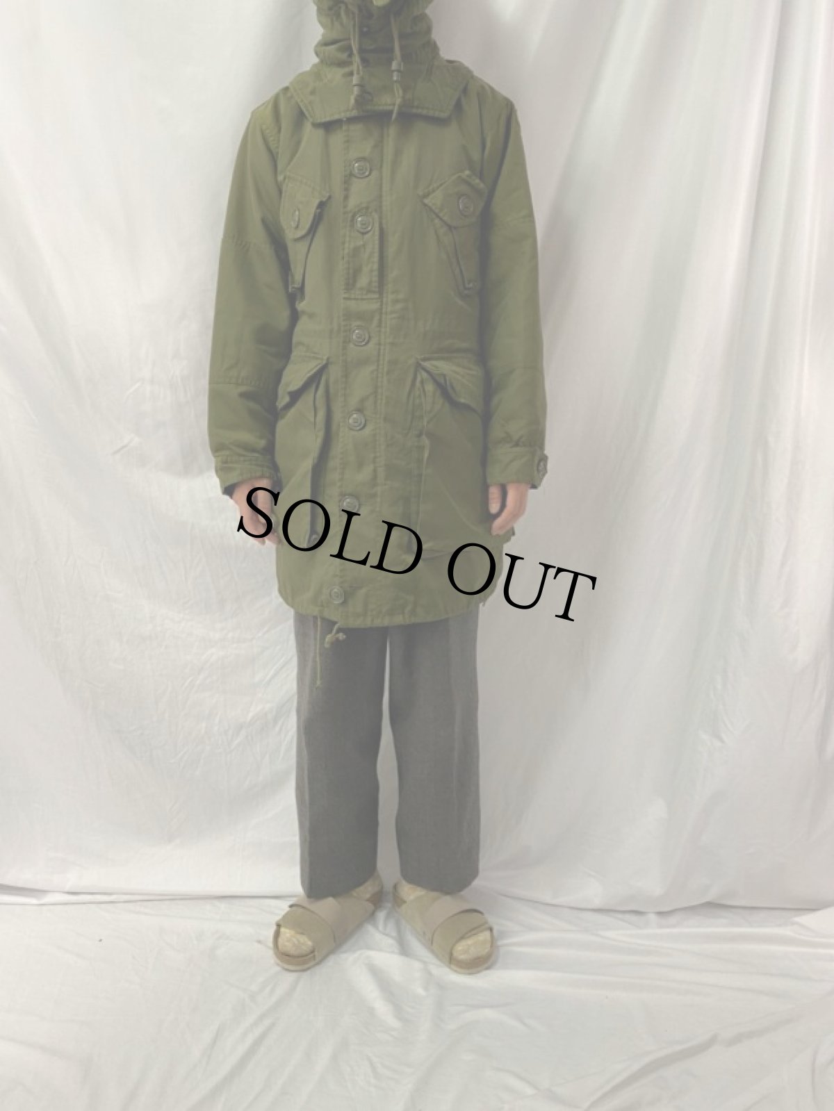 画像2: 70's CANADIAN ARMED FORCE ECW ライナー/フード付き コンバットパーカー REGULAR SMALL (2)