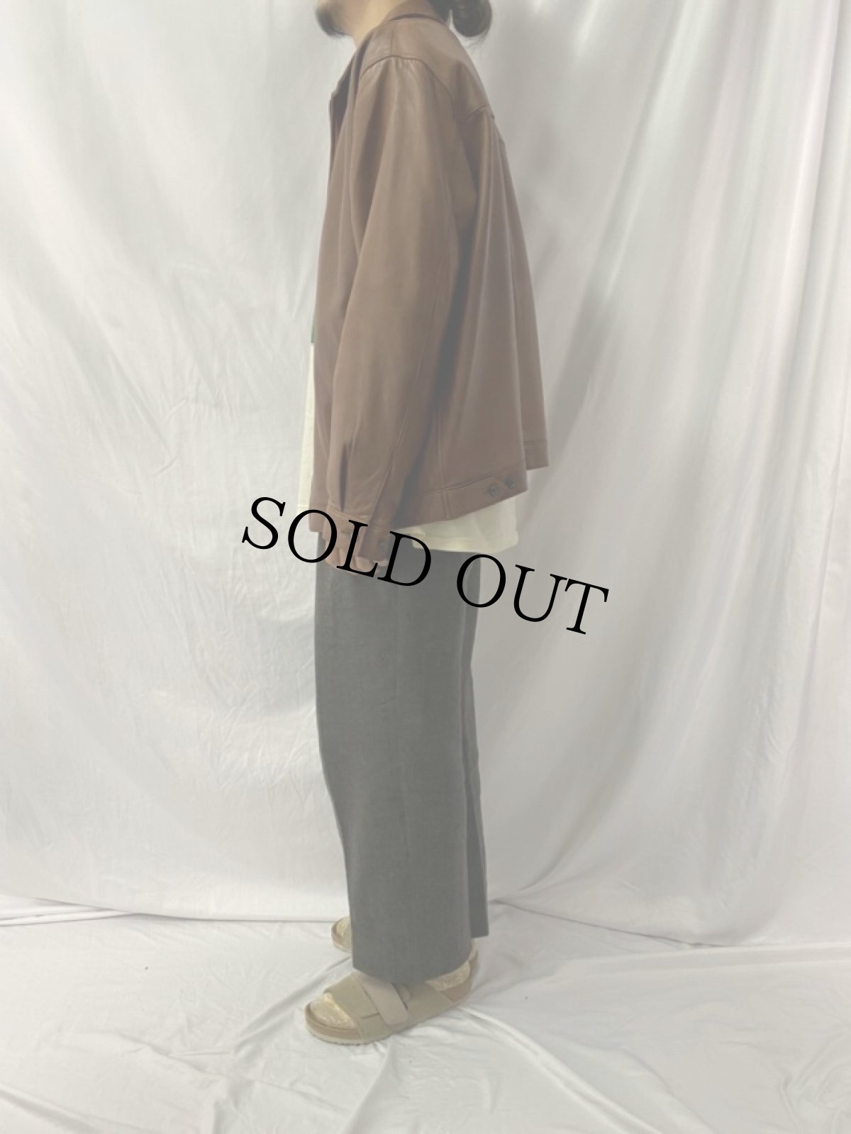 画像3: POLO Ralph Lauren レザージャケット L (3)