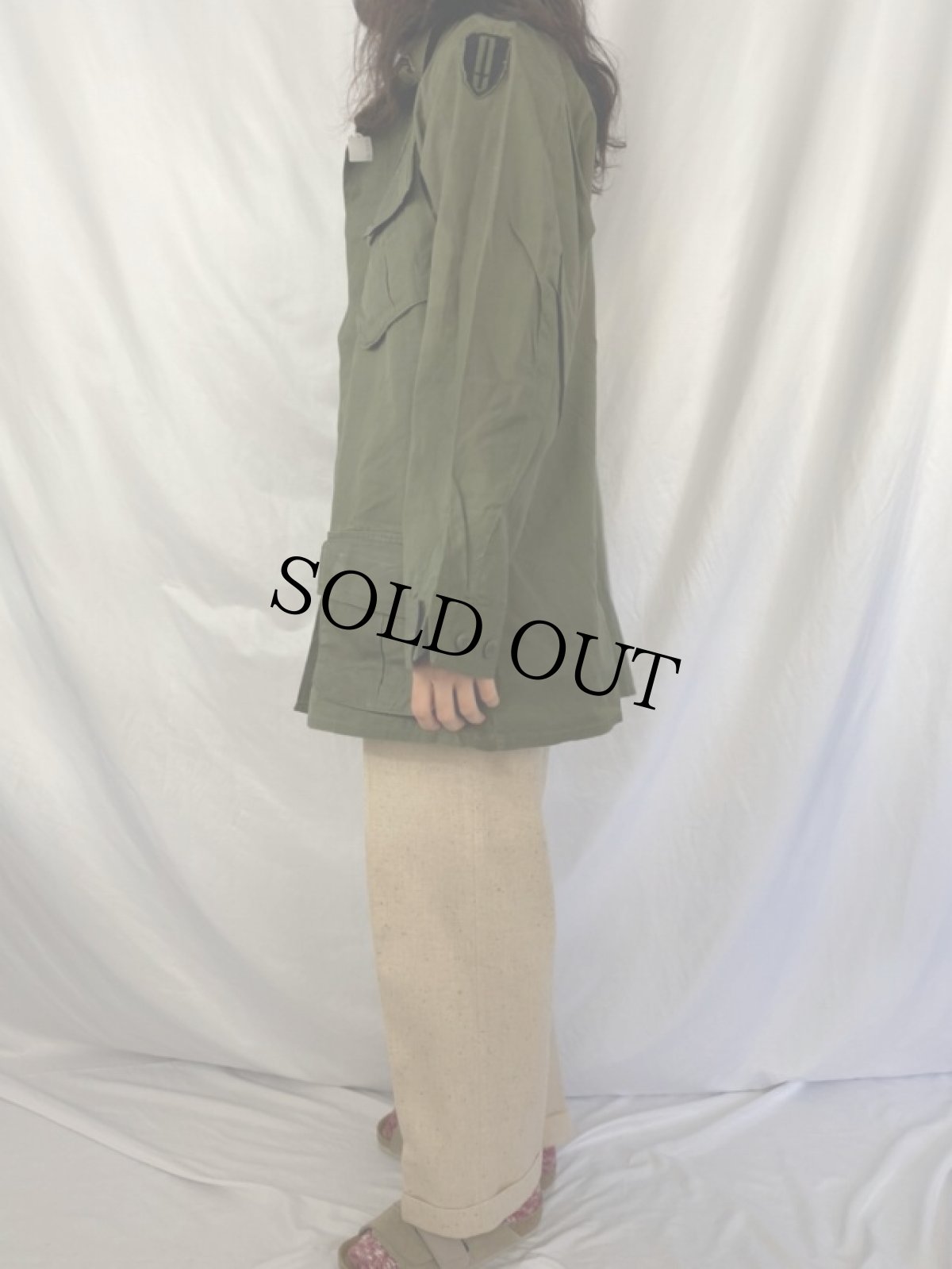 画像3: 60's U.S.ARMY ジャングルファティーグジャケット 4th LARGE LONG (3)