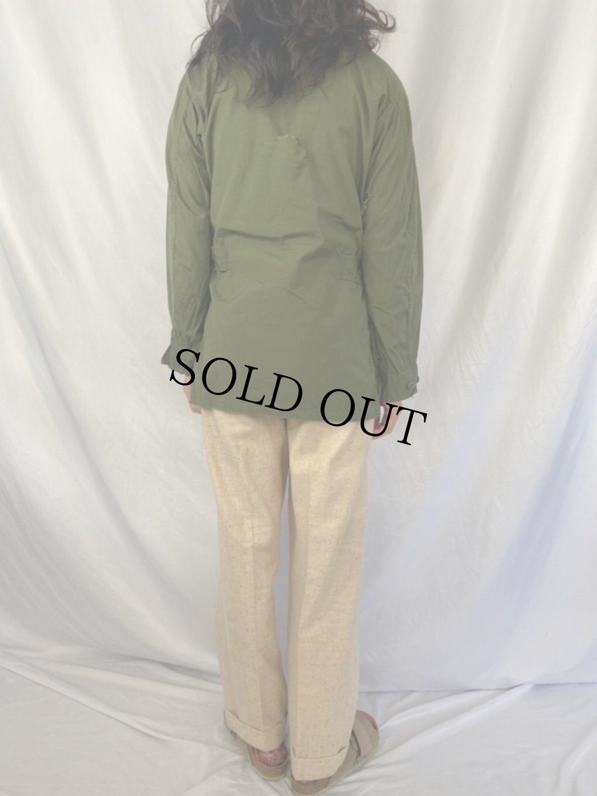 画像4: 60's U.S.ARMY ジャングルファティーグジャケット 3rd SAMLL REGULAR (4)