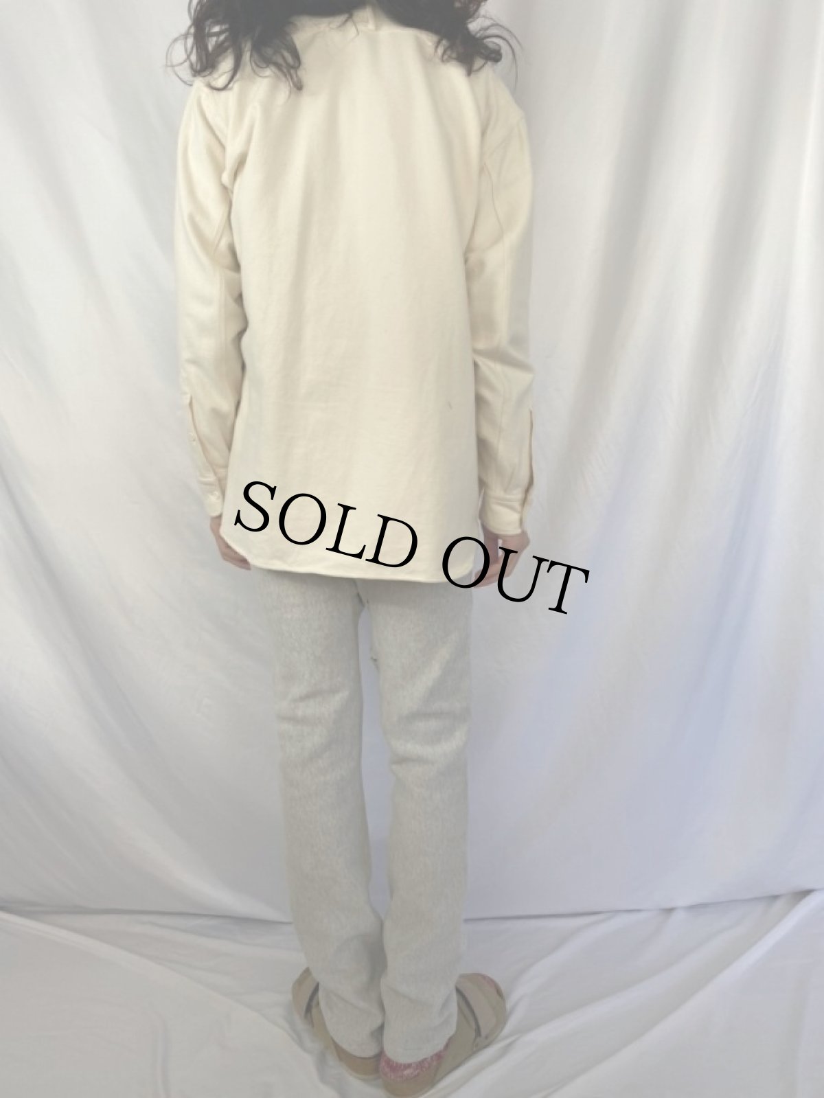 画像4: 70's Champion REVERSE WEAVE USA製 単色タグ "YAKIMA VALLEY COLLEGE" スウェットパンツ S (4)