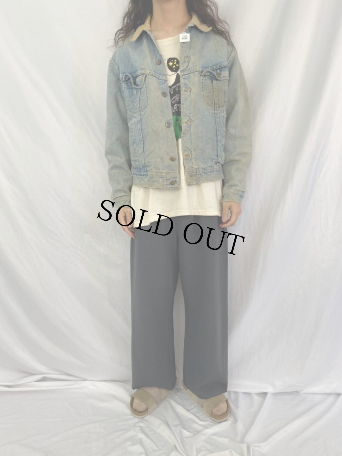 画像2: 70's Lee 101-LJ "STORM RIDER" USA製 ブランケットライナー デニムジャケット (2)