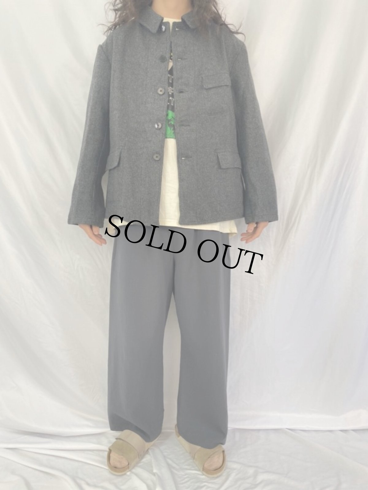 画像2: 50's EURO FRANCE製 ファーマーズジャケット (2)