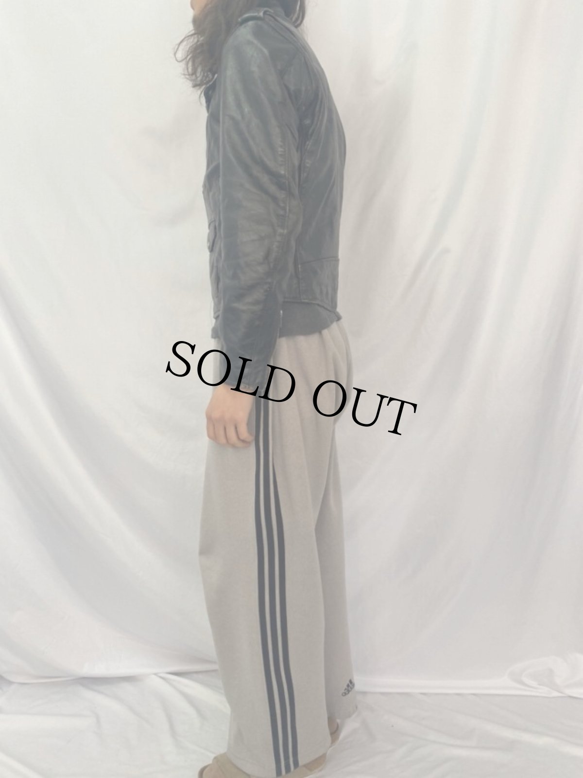 画像3: 80〜90's Schott PERECTO USA製 ダブルライダースジャケット 36 (3)