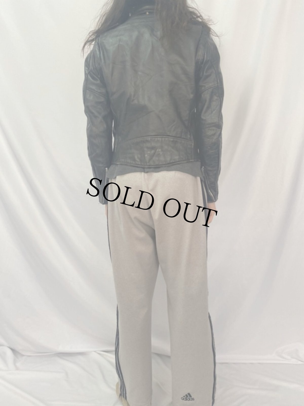 画像4: 80〜90's Schott PERECTO USA製 ダブルライダースジャケット 36 (4)