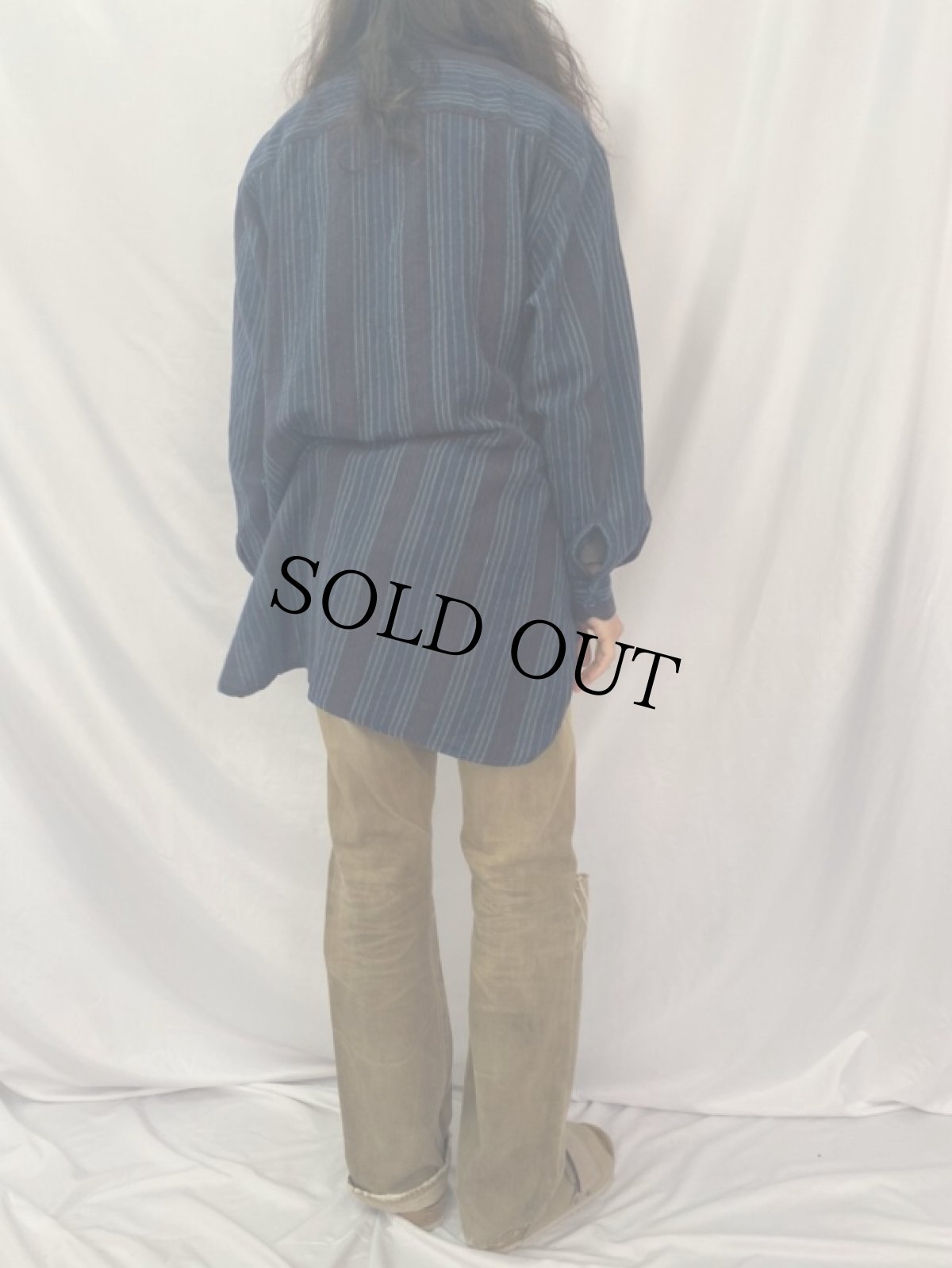 画像4: 90's〜 Ralph Lauren RRL USA製 ブラウンデニムパンツ W35 (4)