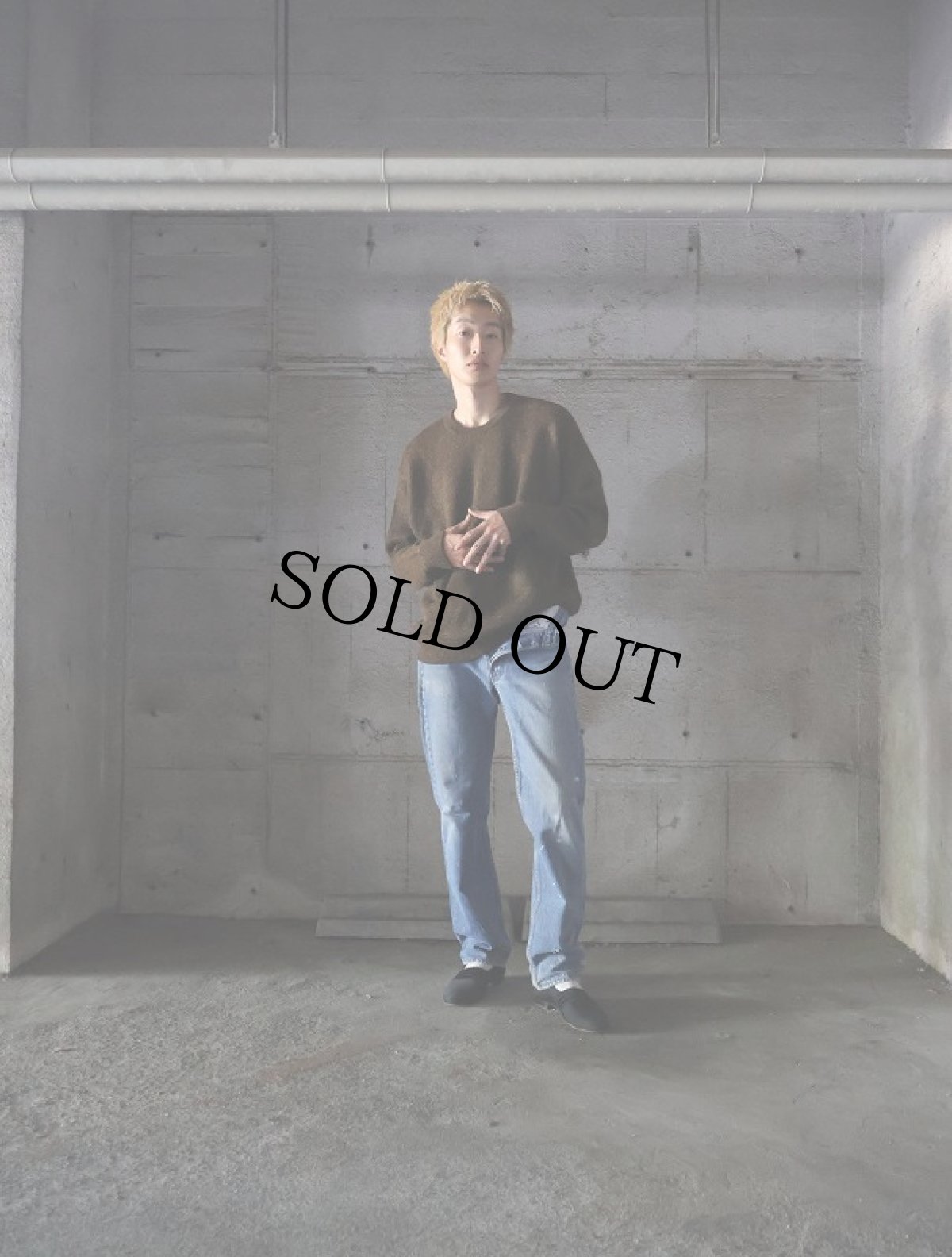 画像4: モヘアニットセーター (4)