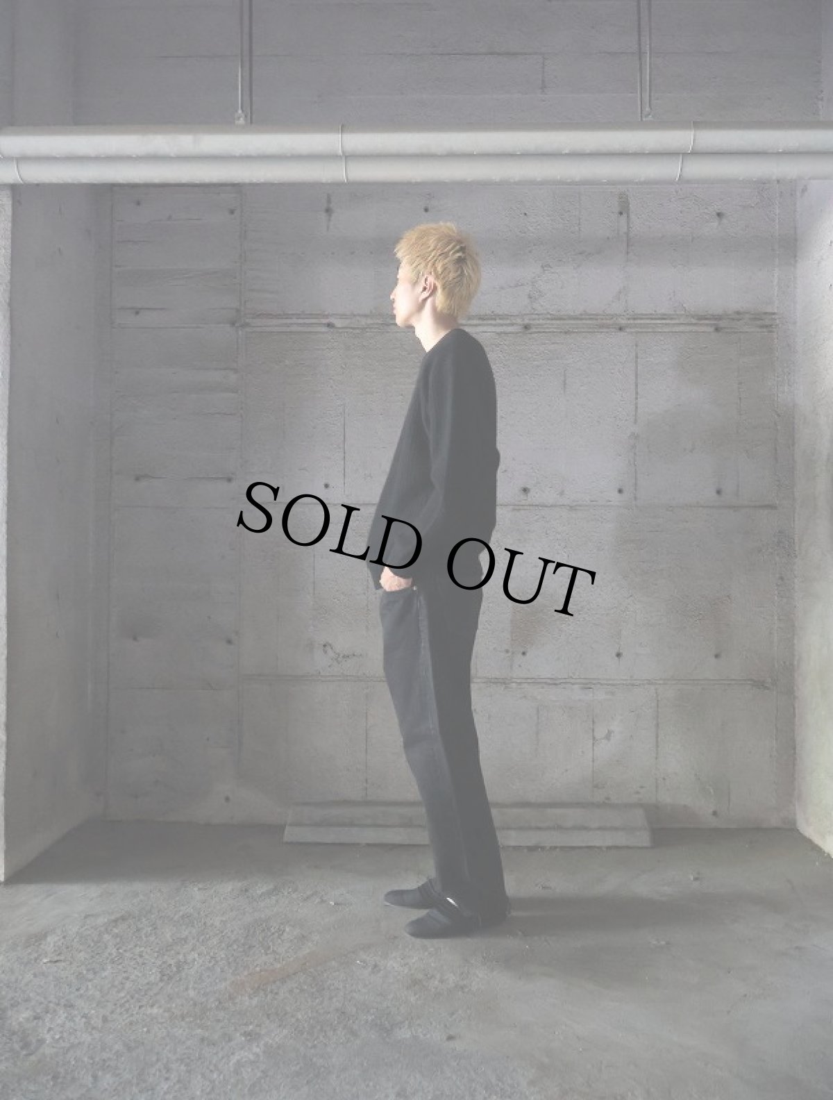 画像4: Neiman Marcus カシミア ニットセーター BLACK L (4)