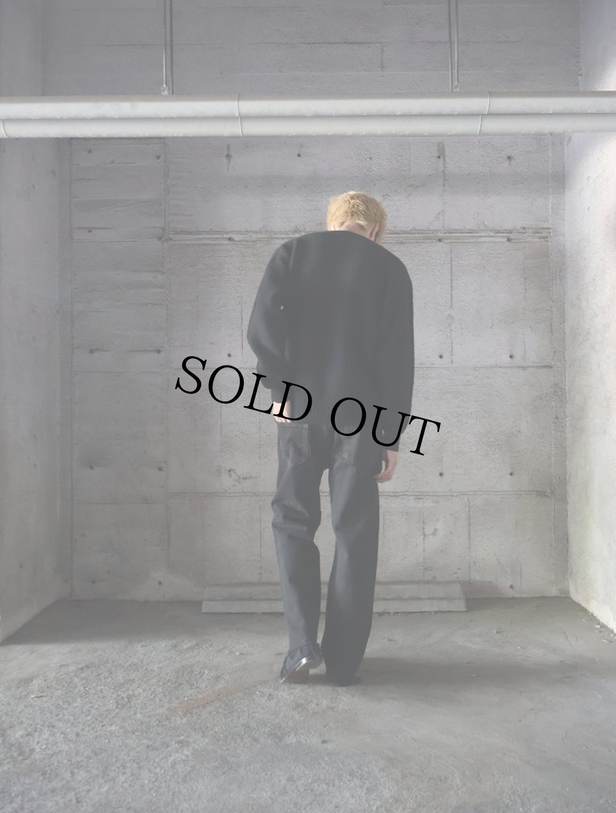 画像5: Neiman Marcus カシミア ニットセーター BLACK L (5)