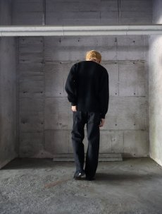 画像5: Neiman Marcus カシミア ニットセーター BLACK L (5)