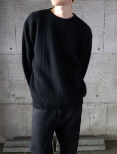 画像3: Neiman Marcus カシミア ニットセーター BLACK L (3)