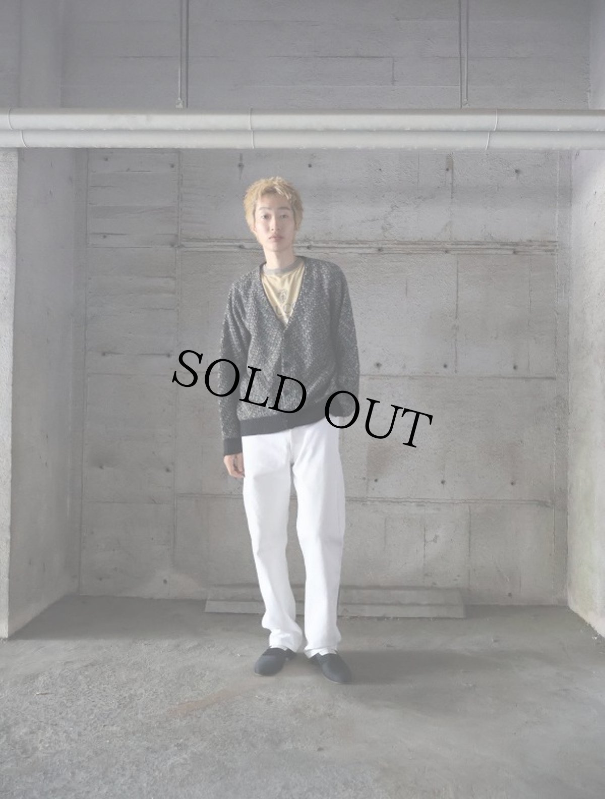 画像3: FRANCE製 ウールニットカーディガン (3)