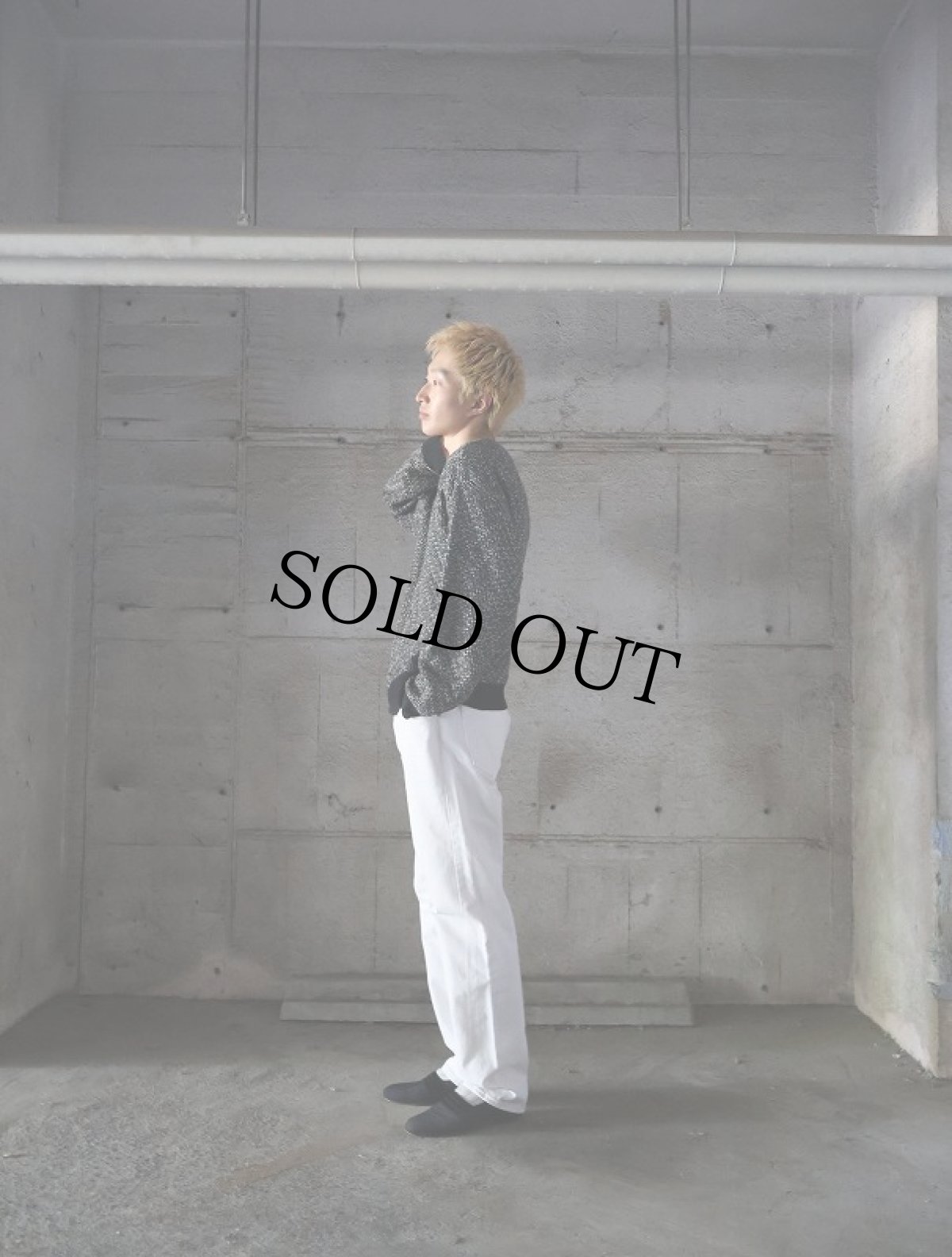 画像4: FRANCE製 ウールニットカーディガン (4)