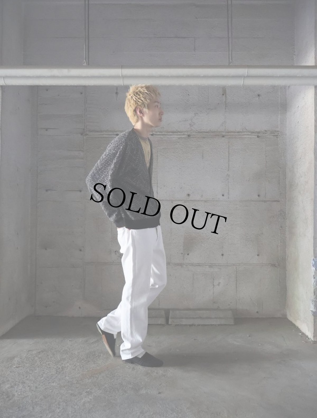 画像5: FRANCE製 ウールニットカーディガン (5)