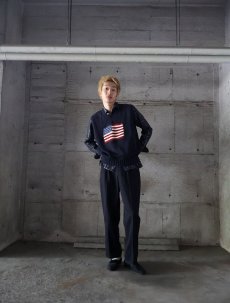 画像4: POLO Ralph Lauren 星条旗柄 コットンニットベスト NAVY XL (4)