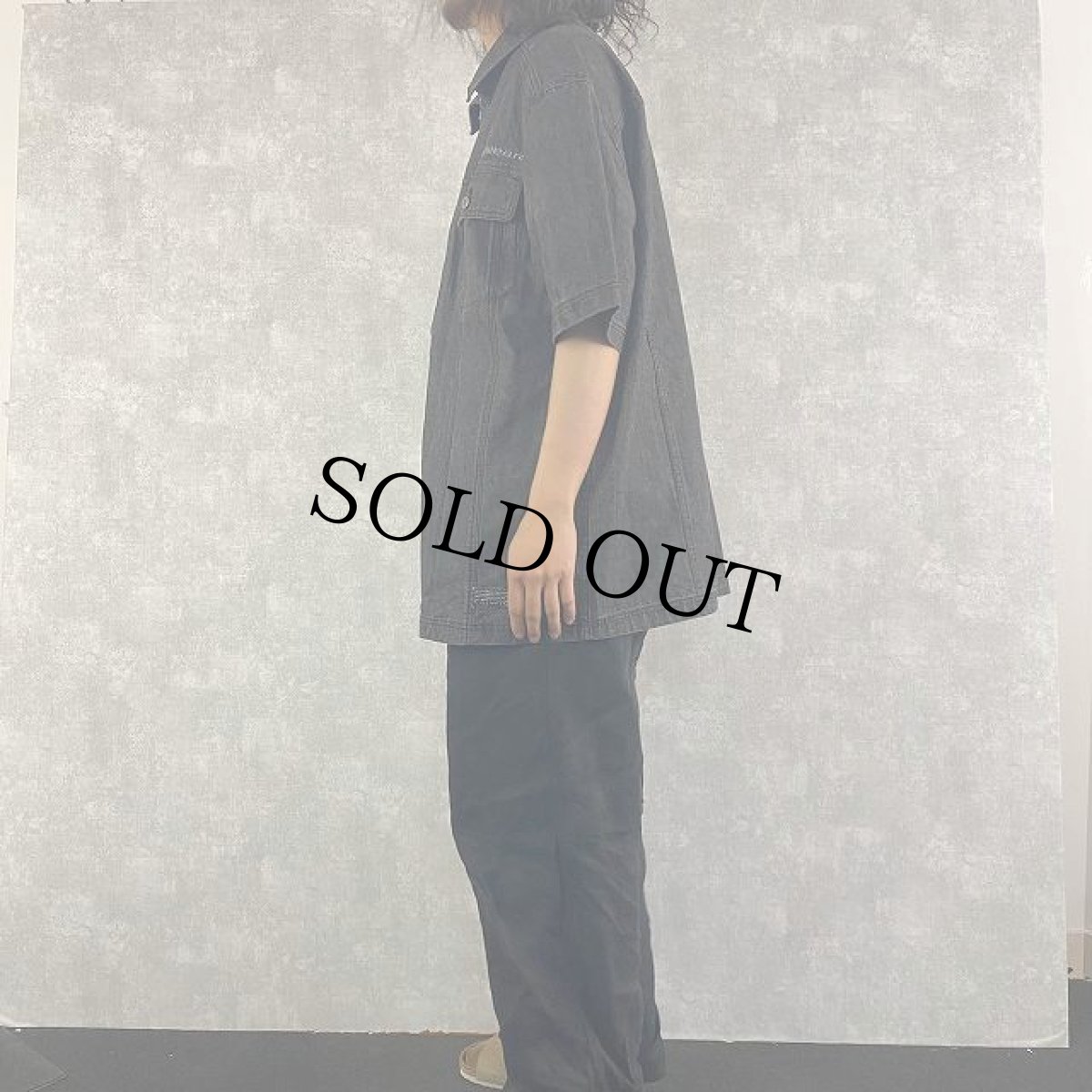 画像3: ROCAWEAR ロゴ刺繍 デニムジップジャケット XL (3)