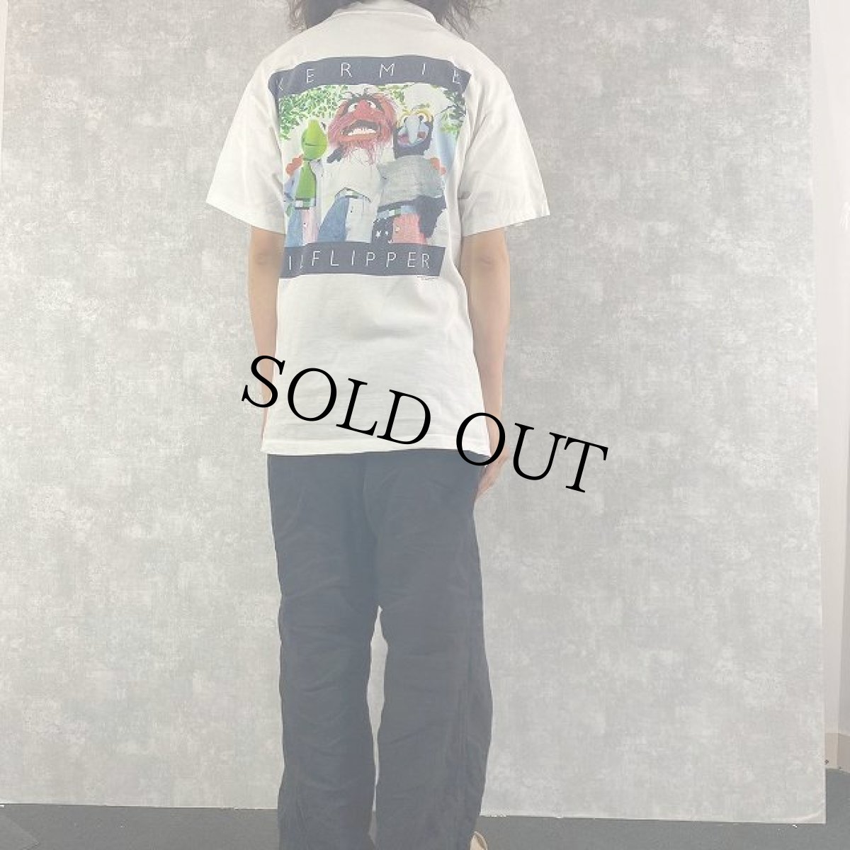 画像4: 90's The Muppets USA製 "KERMIE HILFLIPPER" TOMMYパロディTシャツ L (4)