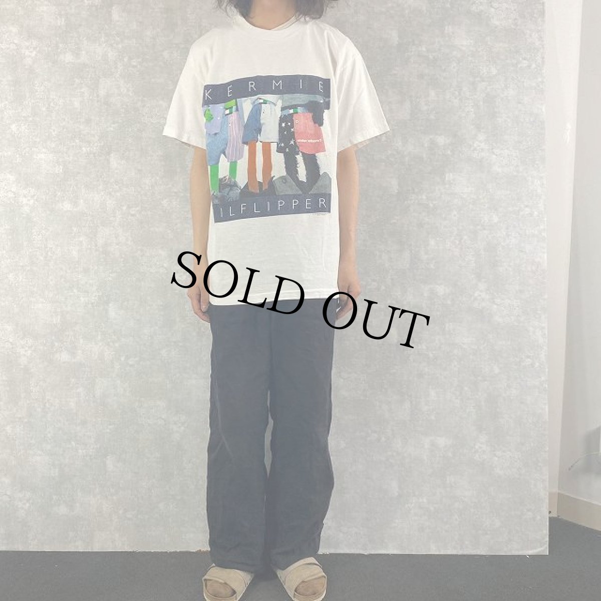 画像2: 90's The Muppets USA製 "KERMIE HILFLIPPER" TOMMYパロディTシャツ L (2)