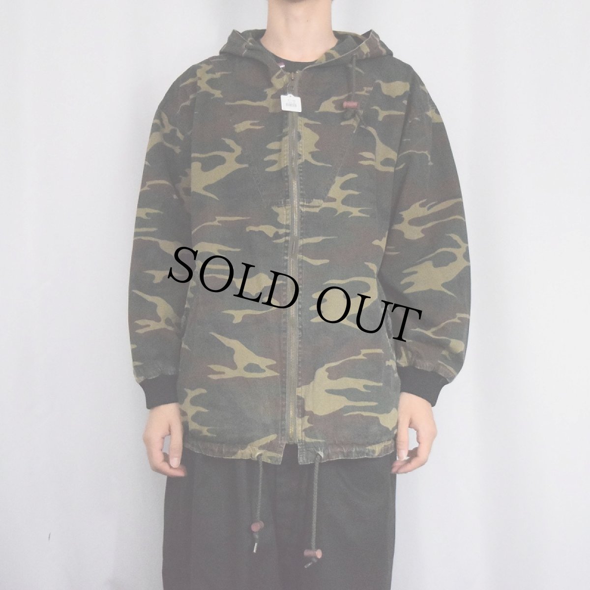 画像2: Zorlac Skateboards カモ柄コットンパーカー L (2)