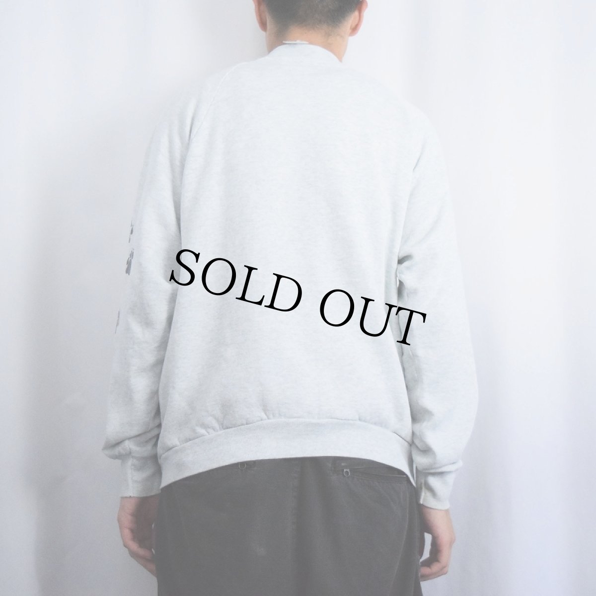 画像3: 90's USA製 "PUG" 犬プリントスウェット XL (3)