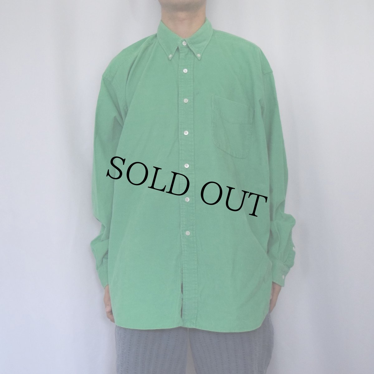 画像3: Ralph Lauren "BLAKE" ボタンダウンコーデュロイシャツ XXL (3)