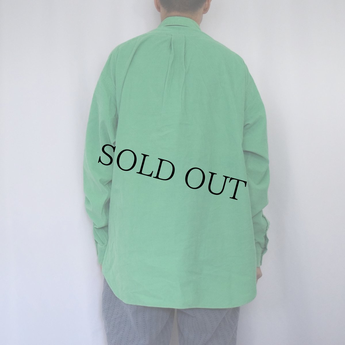 画像4: Ralph Lauren "BLAKE" ボタンダウンコーデュロイシャツ XXL (4)