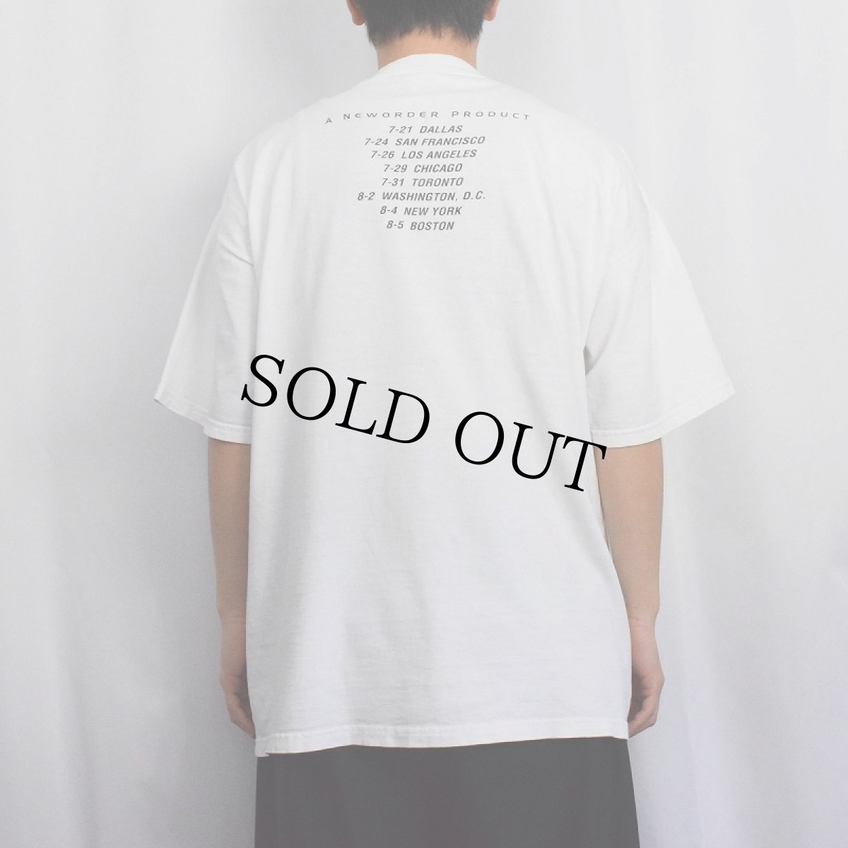 画像3: 90's New Order USA製 "Republic" ロックバンドアルバムプリントTシャツ XL (3)