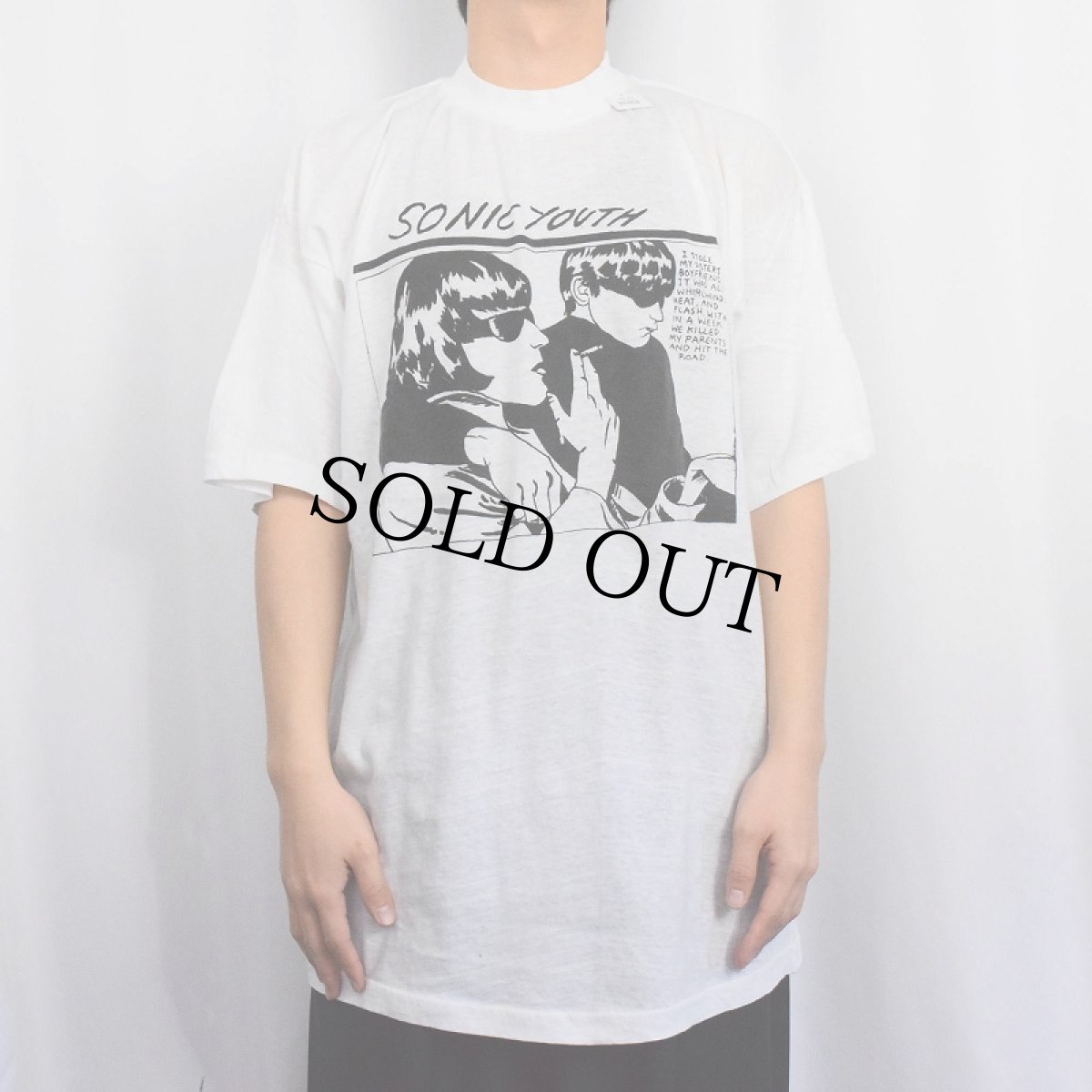 画像2: 90's EURO SONIC YOUTH "GOO" オルタナティヴ・ロックバンド プリントTシャツ XL (2)