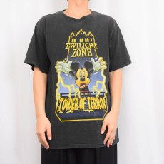 画像2: 90's Walt Disney World USA製 "TOWER OF TERROR" キャラクタープリントTシャツ L (2)