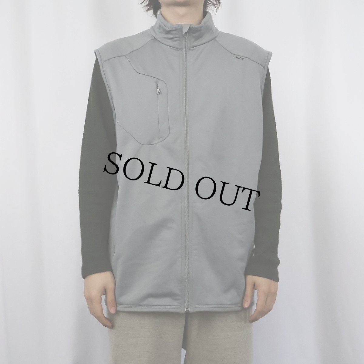 画像2: RLX Ralph Lauren ジップアップベスト XL (2)