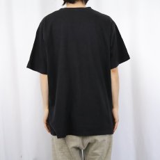 画像3: 90's DKNY TECH USA製 ロゴプリントTシャツ BLACK (3)