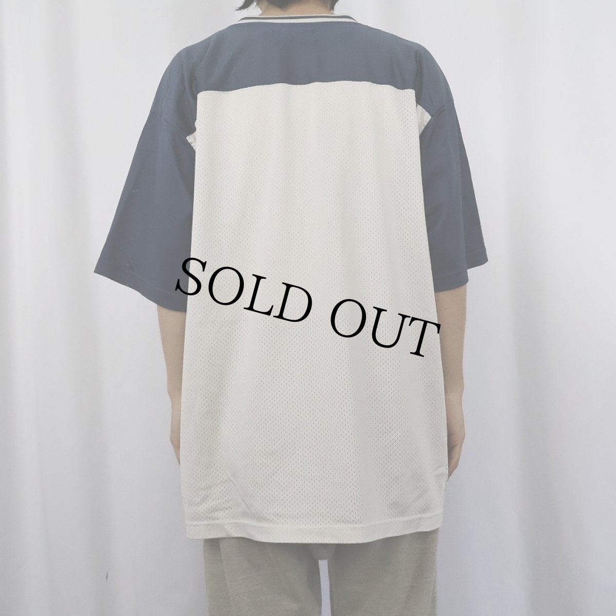 画像3: 90's POLO SPORT Ralph Lauren USA製 ロゴプリント メッシュゲームシャツ XL (3)