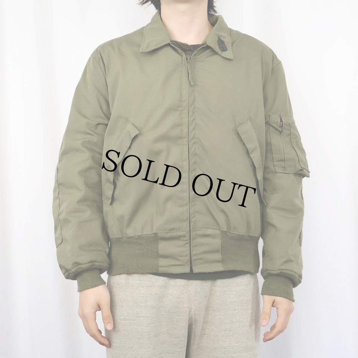 画像2: 80's U.S.ARMY CVC タンカースジャケット ノーメックス MEDIUM-REGULAR (2)