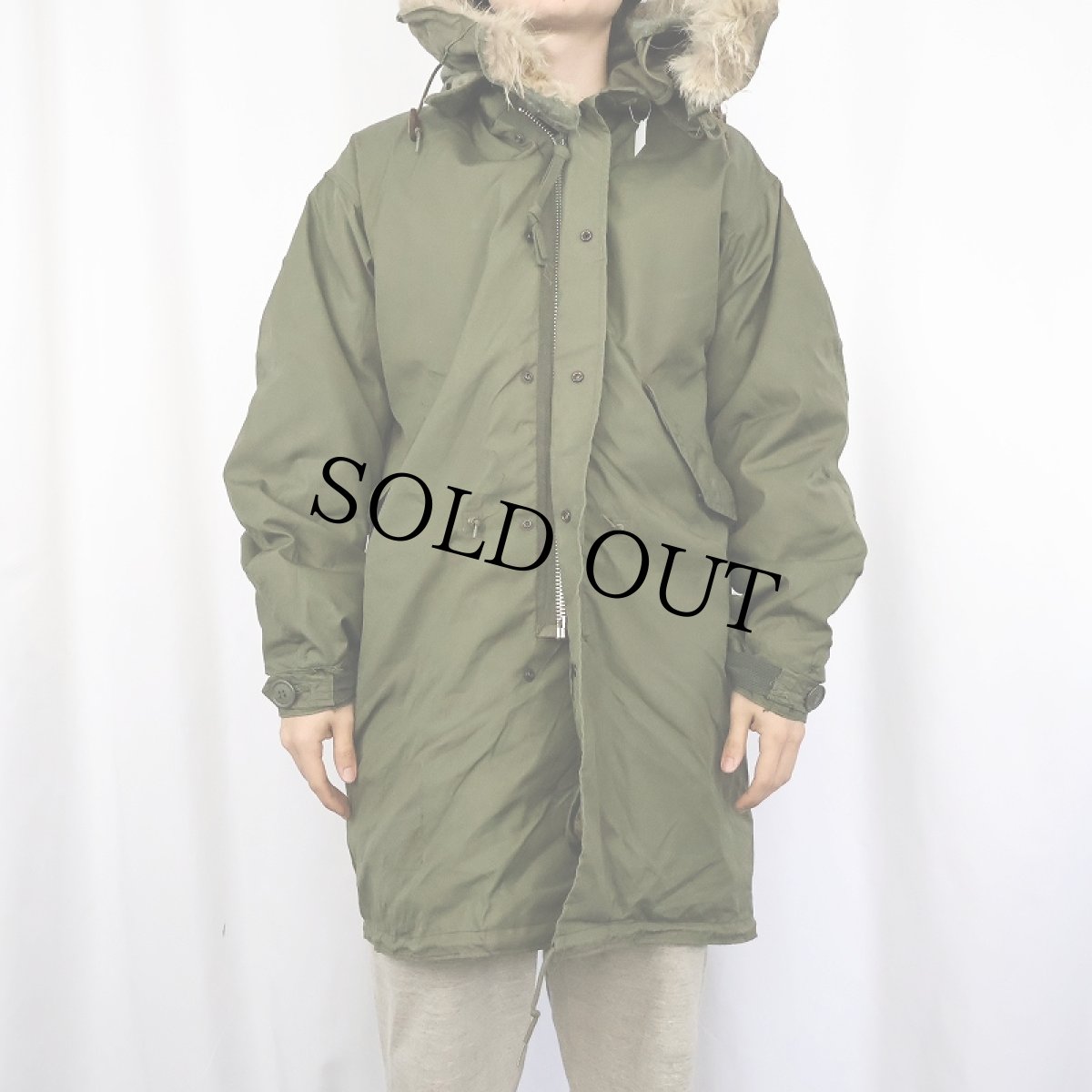 画像2: 70's U.S.ARMY M-65 モッズコート ライナー&コヨーテファーフード付き X-SMALL REGULAR (2)