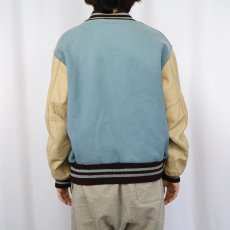 画像3: 60's ウール×レザー スタジャン (3)