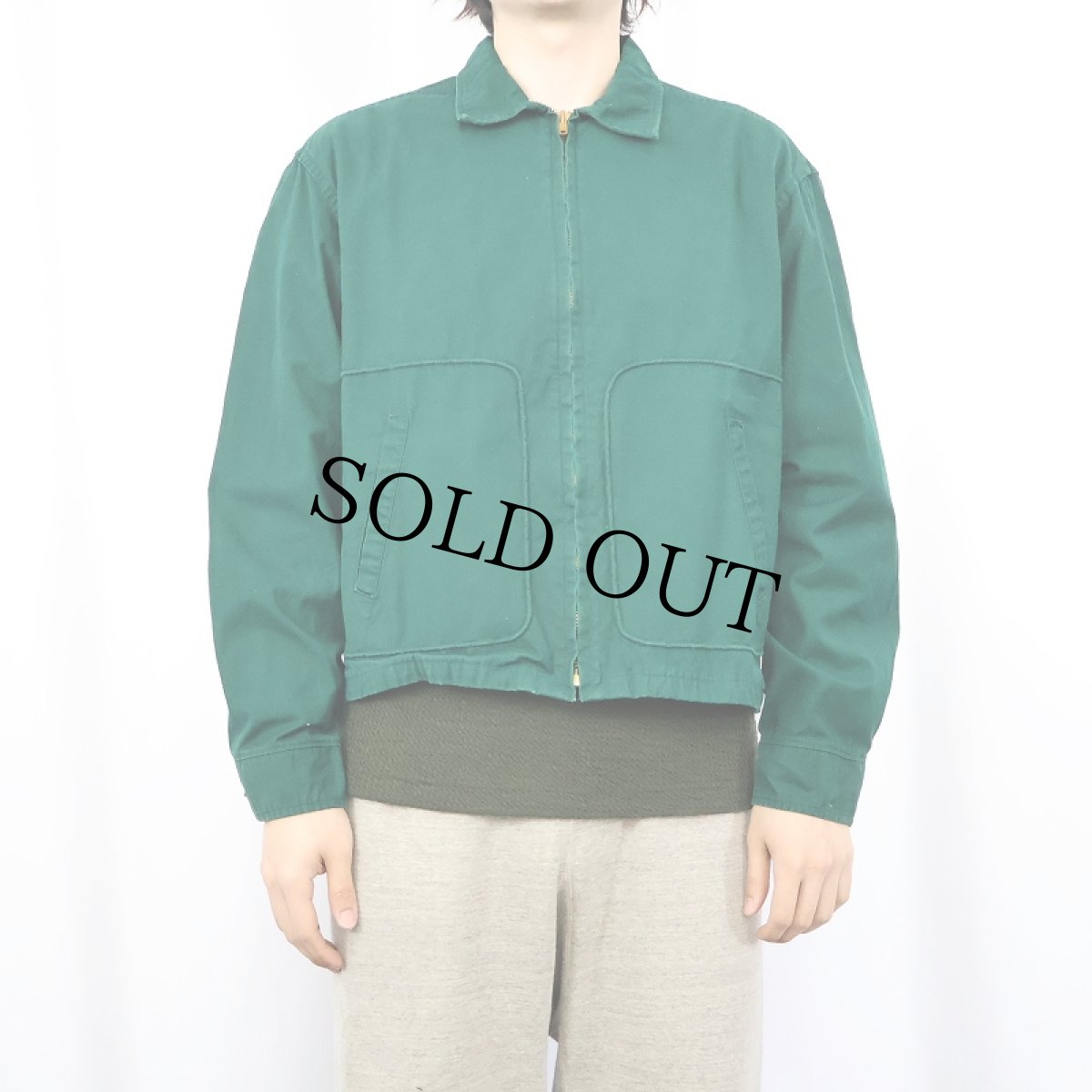 画像2: 60's BOY SCOUTS OF AMERICA ワッペン付き コットンジャケット L (2)