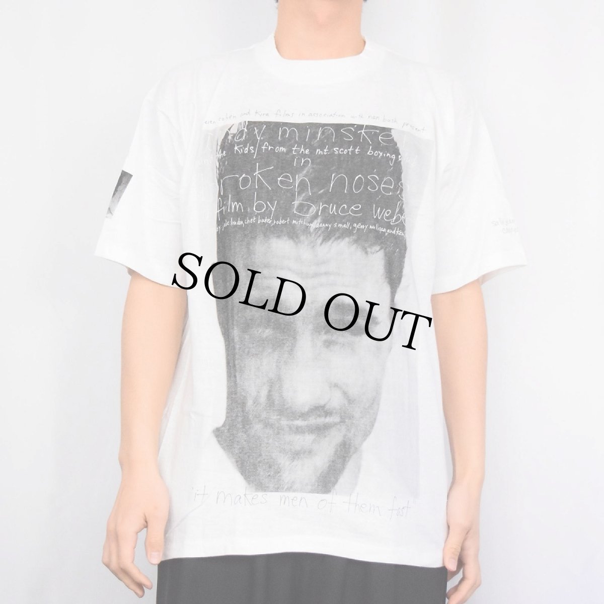 画像2: 90's BRUCE WEBER USA製 "Broken Noses" フォトプリントTシャツ DEADSTOCK M (2)