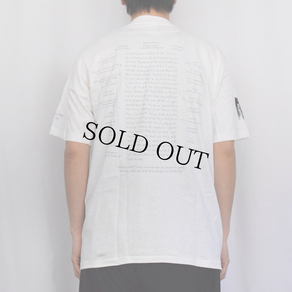 画像3: 90's BRUCE WEBER USA製 "Broken Noses" フォトプリントTシャツ DEADSTOCK M (3)