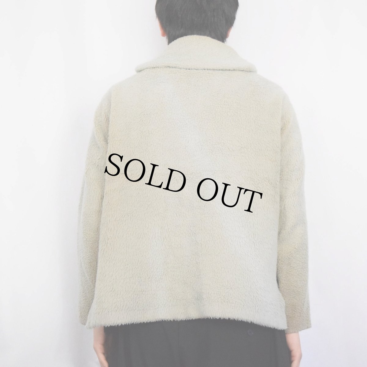 画像3: 50's CAMPUS KODIAK USA製 パネル切り替え フェイクファージャケット M (3)