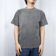 画像2: ZERO GRAVITY USA製 無地 鹿の子Tシャツ L (2)