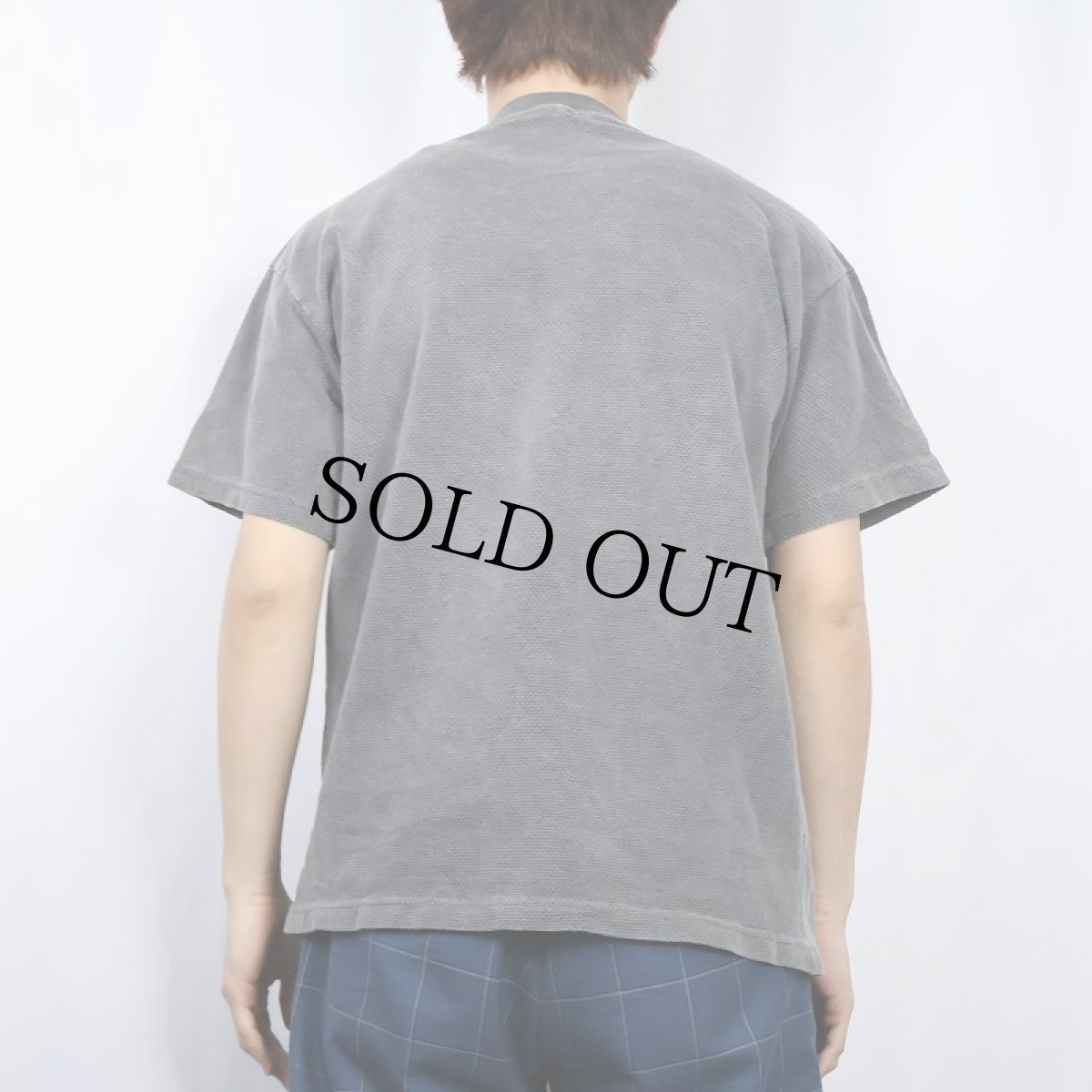 画像3: ZERO GRAVITY USA製 無地 鹿の子Tシャツ L (3)