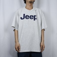 画像2: 90's jeep USA製 ロゴプリントTシャツ XXL (2)